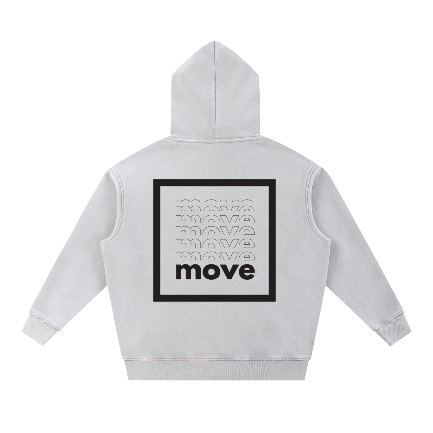 Snow Wash Fleece Oversize Hoodie