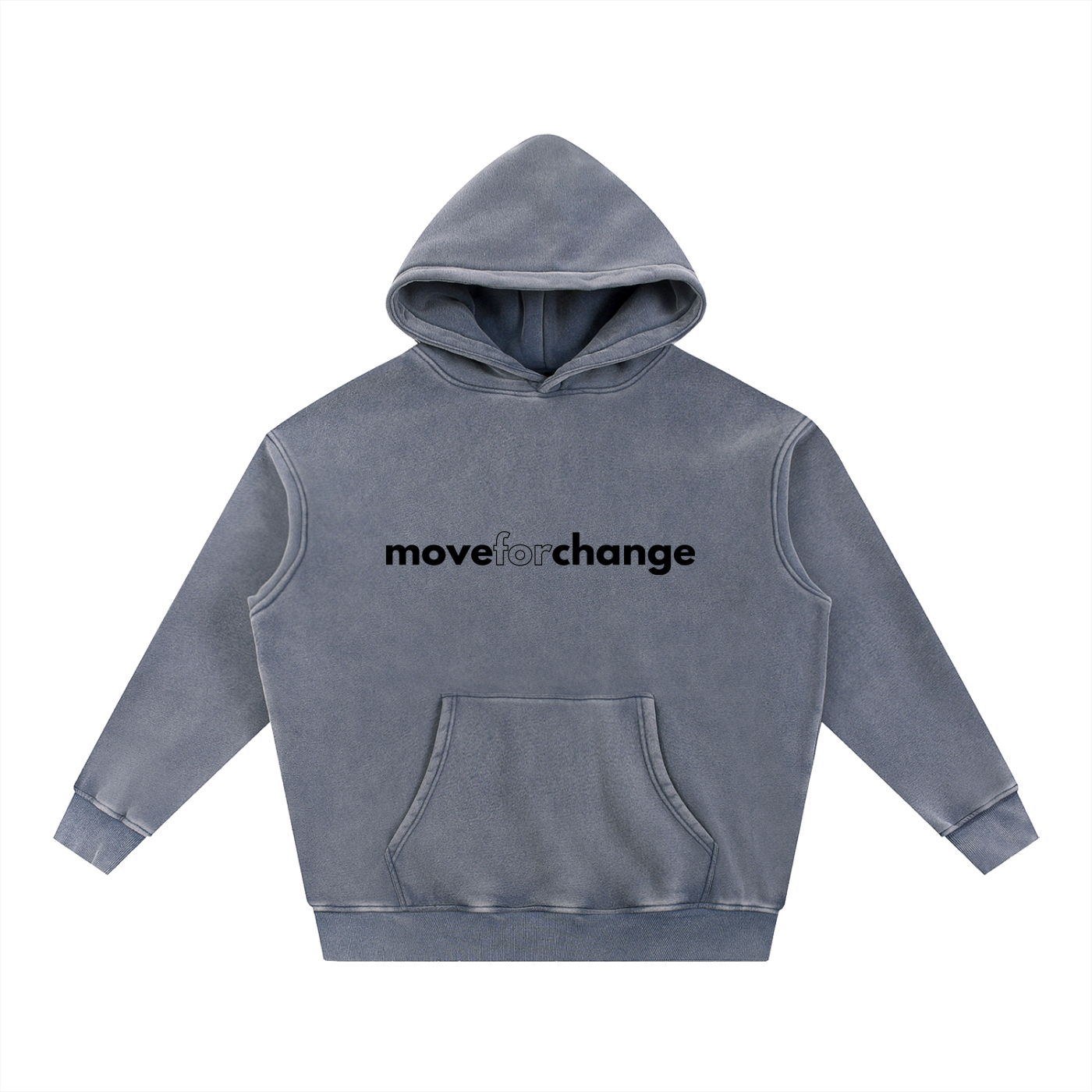 Snow Wash Fleece Oversize Hoodie