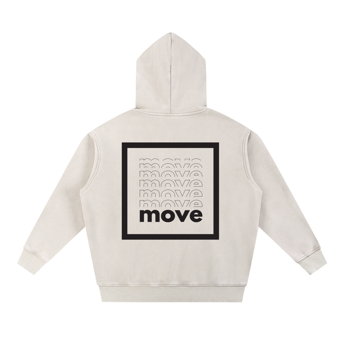 Snow Wash Fleece Oversize Hoodie