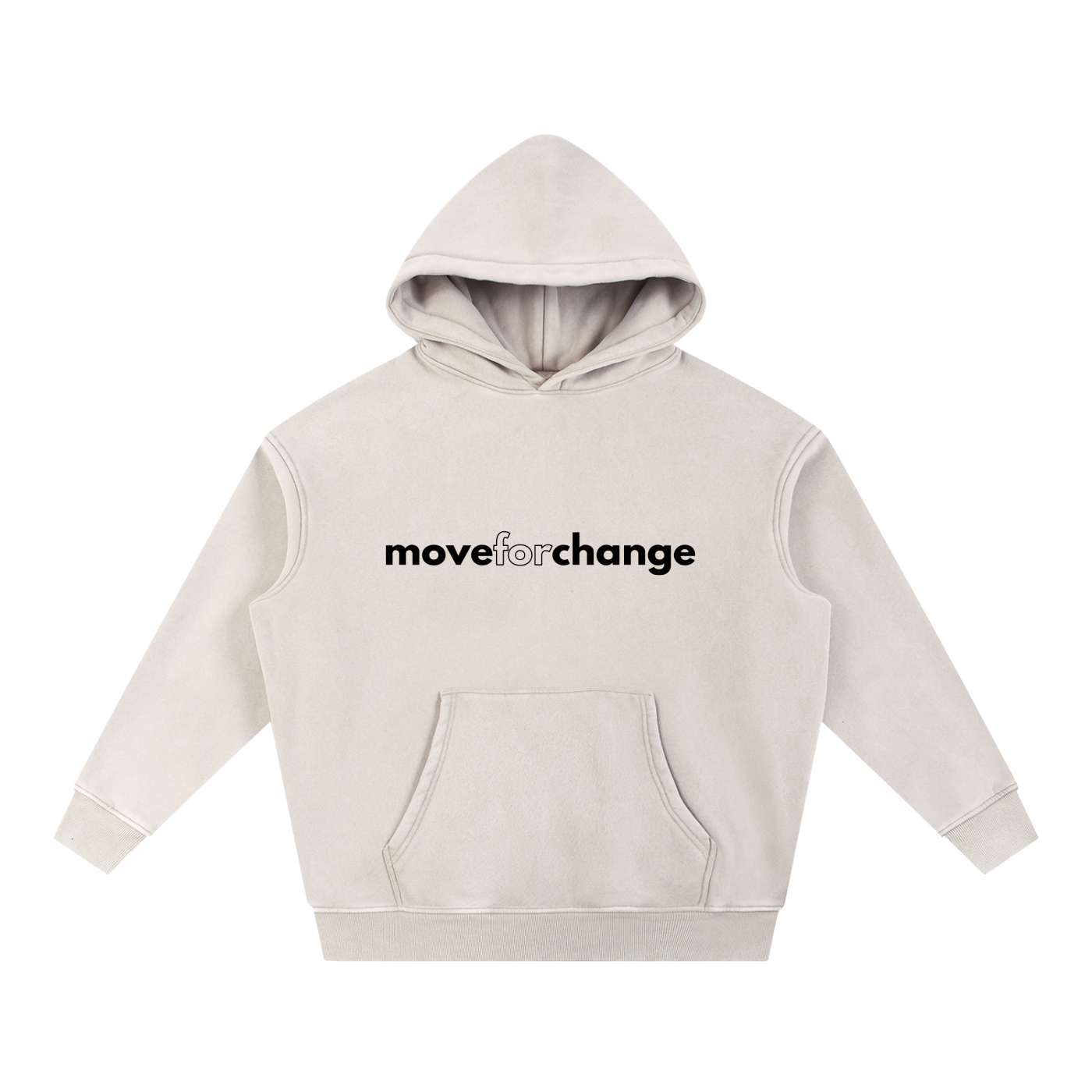 Snow Wash Fleece Oversize Hoodie